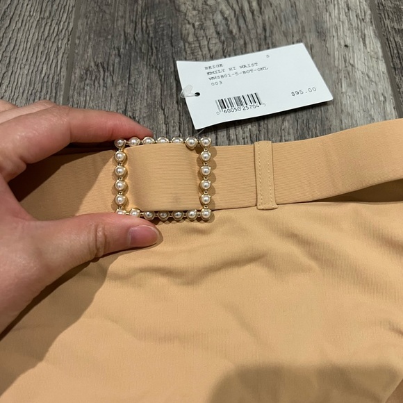 We Wore What Emily Belted High Wasted Bikini Bottoms - Picture 6 of 13